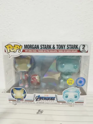 Funko Pop! Morgan Stark & Tony Stark 2 Pack