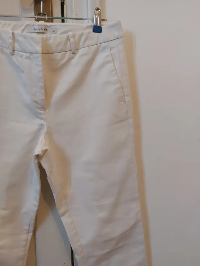 Pantalón Bimba y Lola blanco a estrenar