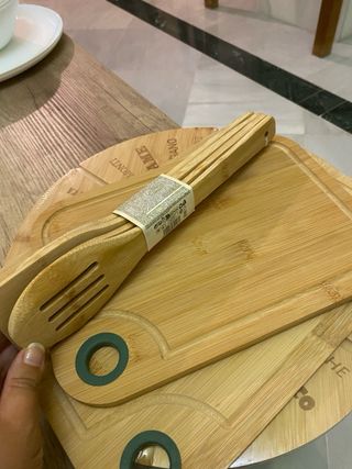 Set de cocina de bambú