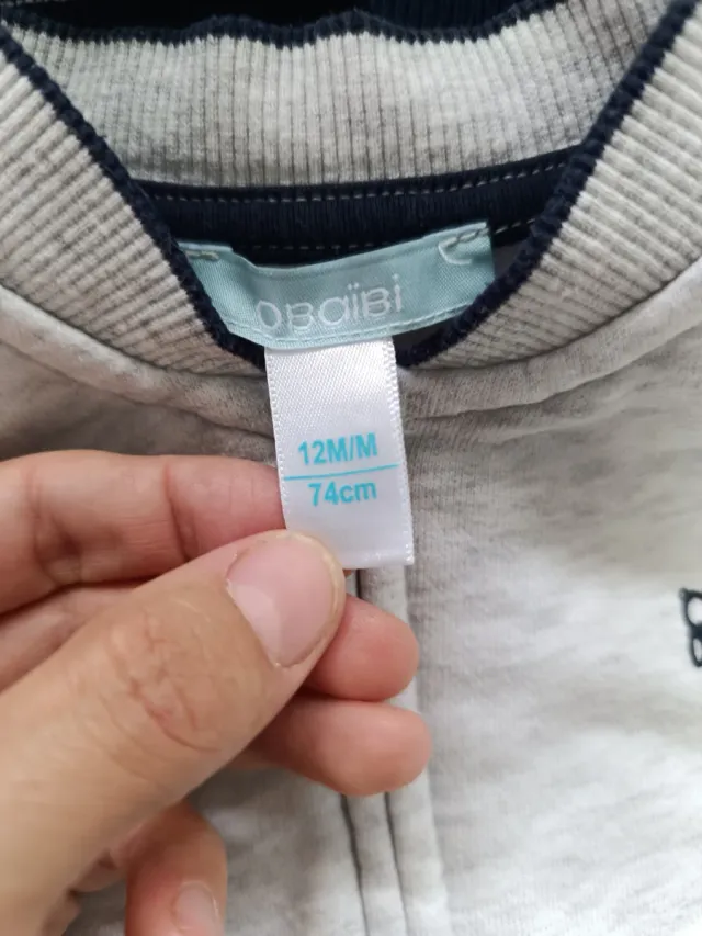 Lote 3 chaquetas/sudaderas bebé