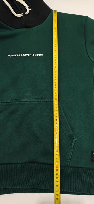 Sudadera Scotch & Soda Verde/Negra Talla S