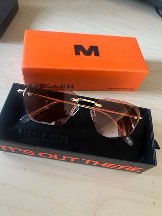 Gafas de sol Meller HAKIM Gold Peach como nuevas