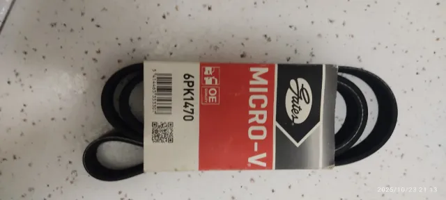 Correa Gates Micro-V 6PK1470 Nueva