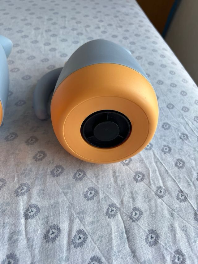 Set 2 termos azul y naranja