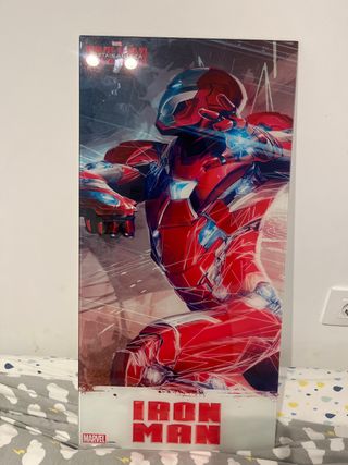 Cuadro Cristal Iron Man Marvel