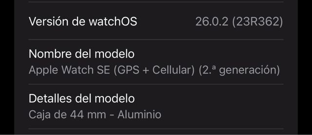 Apple Watch SE2 44mm Negro Celular