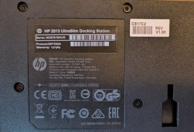 Docking station HP 2013 UltraSlim