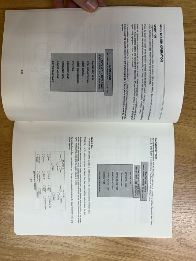 Manual REVOLUTION X MIDWAY Arcade