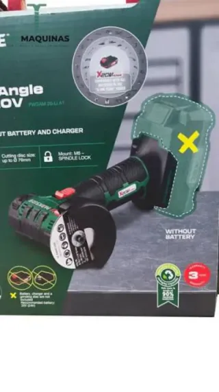 Mini radial Parkside X20V 76mm