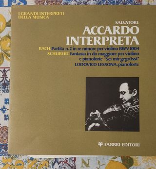 LP Salvatore Accardo - I Grandi Interpreti