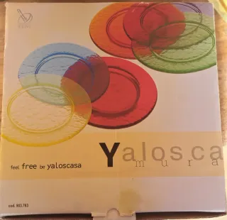 Piatti Yalos Casa Murano colorati
