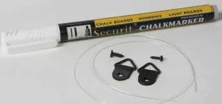 Lavagna Securit con pennarello mai usata