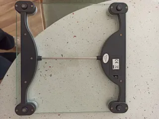 Báscula digital de vidrio