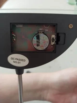 Báscula digital de vidrio