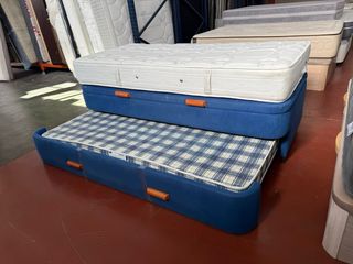 CANAPÉ Y COLCHON FLEX VISCO 
ARRASTRE 90x190