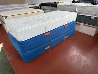 CANAPÉ Y COLCHON FLEX VISCO 
ARRASTRE 90x190
