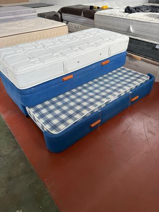 CANAPÉ Y COLCHON FLEX VISCO 
ARRASTRE 90x190