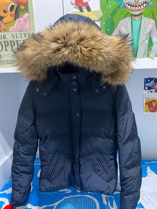 Piumino donna Woolrich blu