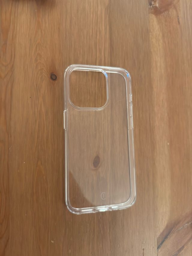 Funda transparente iPhone 15 Pro CellularLine