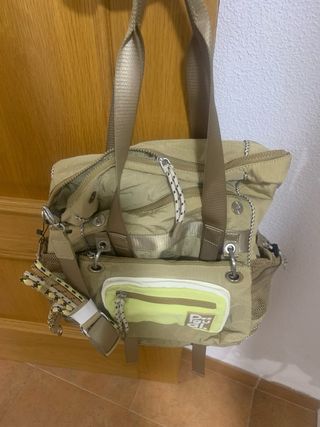 Mochila Desigual XL Voyager Beige