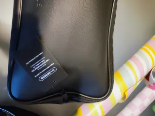 Borsone nero DS Automobiles in pelle