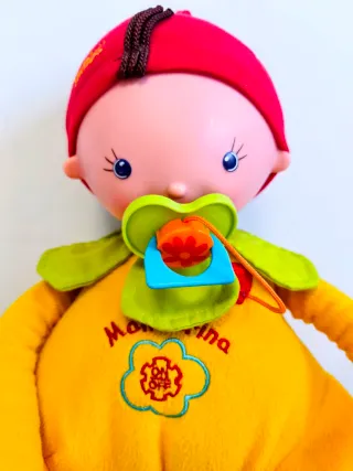 Muñeca Mandarina Peluche Amarillo