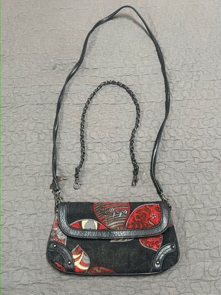 Bolso Lollipops negro estampado