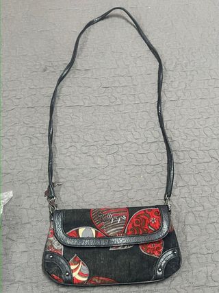 Bolso Lollipops negro estampado