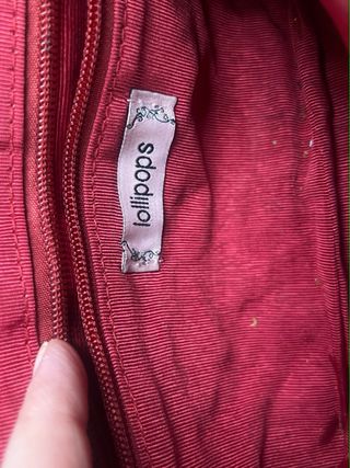 Bolso Lollipops negro estampado