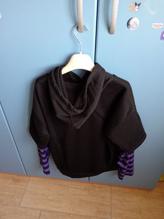 Felpa Halloween Nera Taglia M