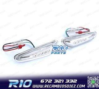 INTERMITENTES BMW E46 01-05 LATERALES LED CROMADO
