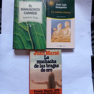 Lote 3 libros de Literatura Española del siglo XX