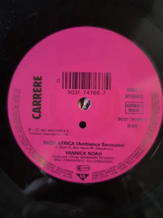 YANNICK NOAH  Saga Africa