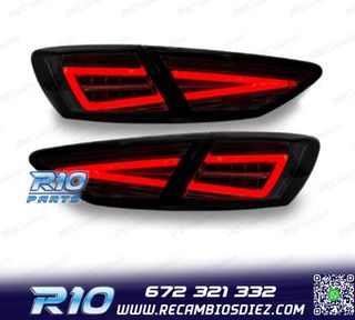 PILOTOS SEAT LEON 3 5F 12-20 DINÁMICO LED NEGRO OEM HALOGEN
