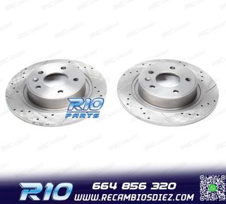 DISCOS DE FRENO PARA SUZUKI PERFORADOS RANURADOS