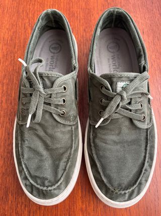 Zapatillas Natural World Verde