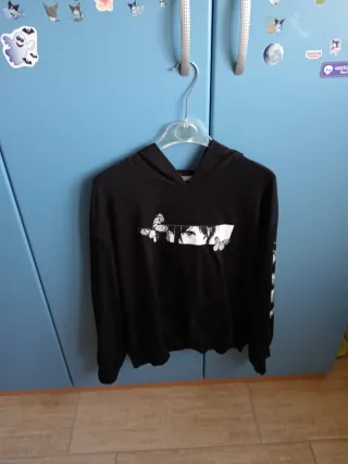 Felpa leggera con stampa anime