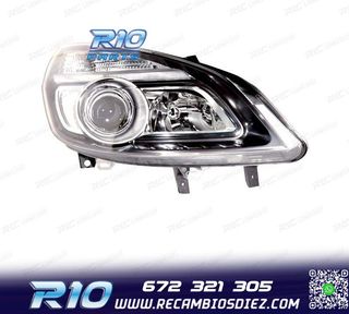 FARO DCH PARA RENAULT SCENIC II 05-08 FONDO NEGRO