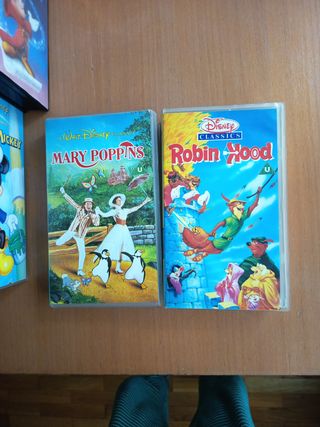 Películas VHS Disney (Español)