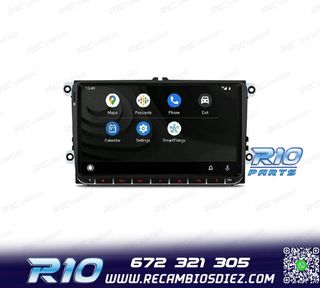 RADIO GPS ANDROID 12 PARA VW SEAT SKODA