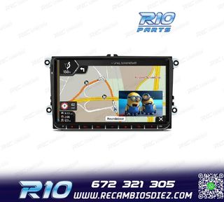 RADIO GPS ANDROID 12 PARA VW SEAT SKODA