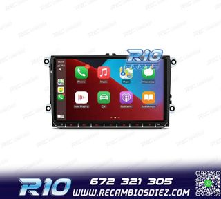 RADIO GPS ANDROID 12 PARA VW SEAT SKODA