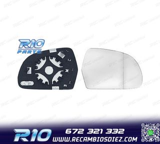 CRISTAL ESPEJO BASE DERECHO AUDI A3 08-10