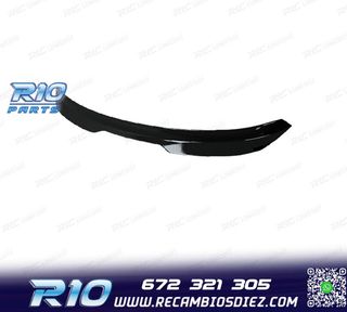 ALERON SPOILER AUDI A6 AVANT 11-18 NEGRO BRILLO