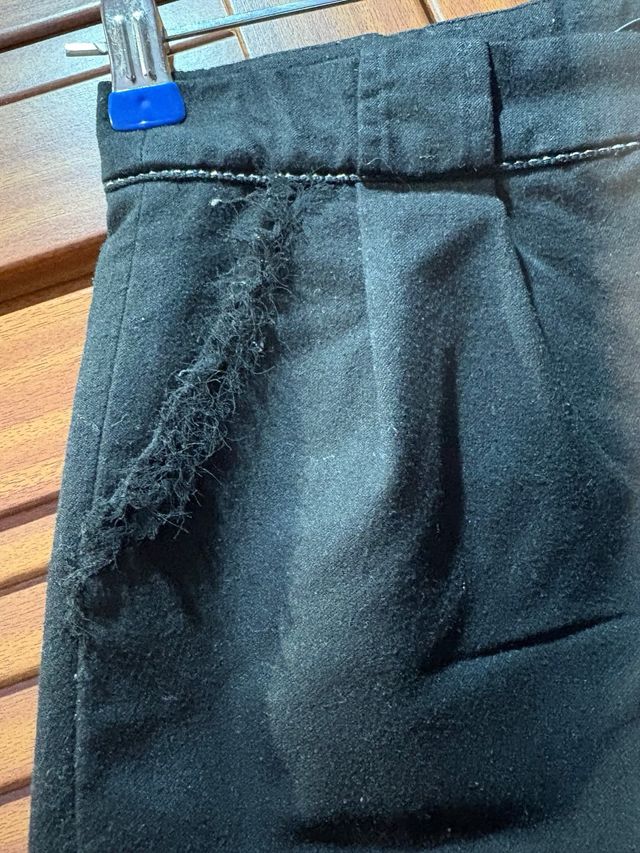 Pantalón corto niña negro