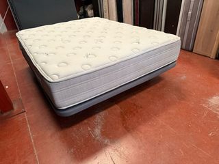 BASE Y COLCHON FLEX NUBE VISCO 150x190