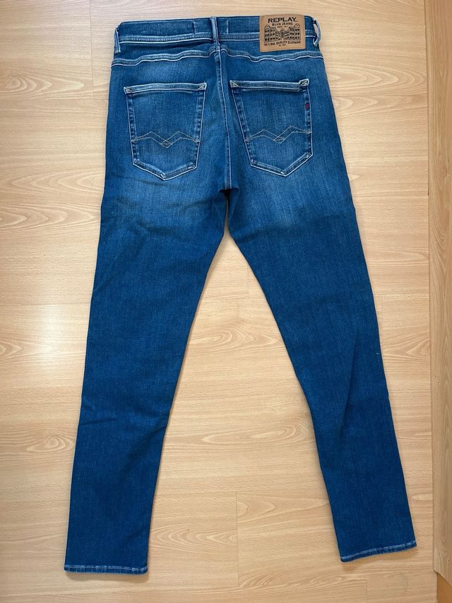 Jeans Replay Willbi Talla 30 Azules