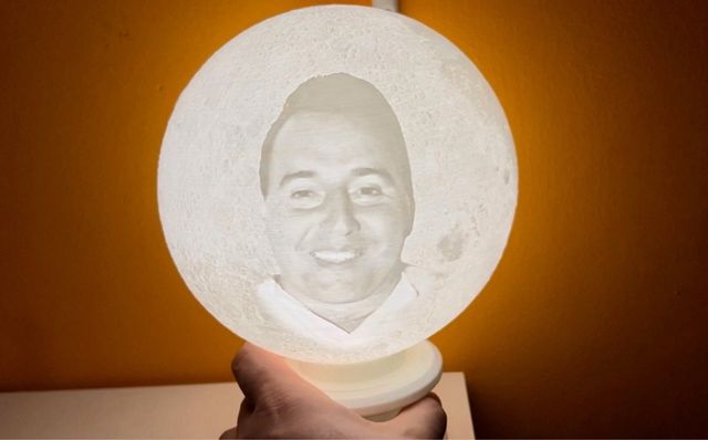 Lámpara Luna Personalizada