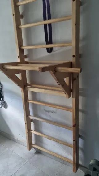 Espaldera de madera a medida