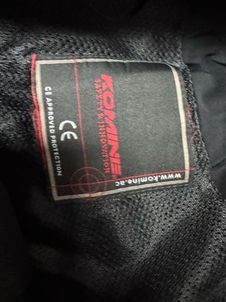 Pantalón de moto Komine negro